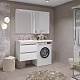 Opadiris Мебель для ванной Фреш 120 L под стиральную машину подвесная белая – картинка-22
